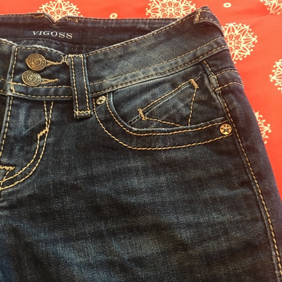 VIGOSS SKINNY DENIM JEANS THE CHELSEA SZ 1/2 - Picture 3 of 13